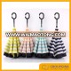 2017 Wholesale New Design Personalized Striped Reverse Umbrella