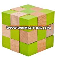 Toys For Kids 2019 New Type Wooden Snake Puzzle Educational  Wooden Magic Cube Puzzle Cube