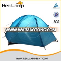 3-4 person double layer dual doors aluminum pole Outdoor luxury Camping tent