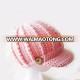 2018 New Style New product Most popular fashion cap Acrylic pink knitted hat