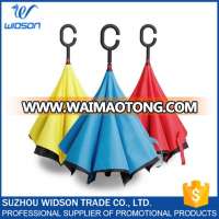 Hot Sale Double Layer C Shape Handle Inverted Umbrella