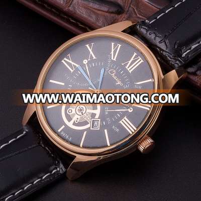 High Quality Round New Design Custom Men Business Watch