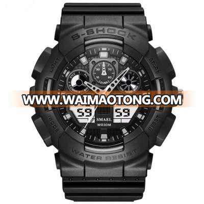 Fashion Round Student Plastic Electronic Sport Waterproof Watch