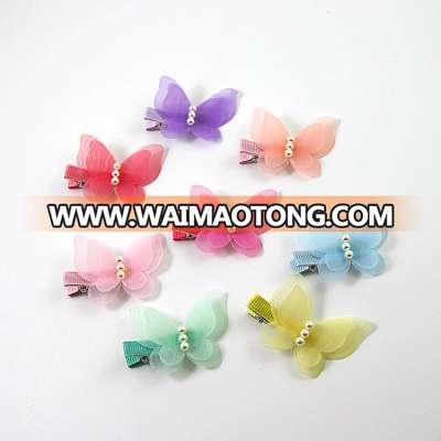 New Design Fashion Bbaby Decorative Butterfly Clip in Hair