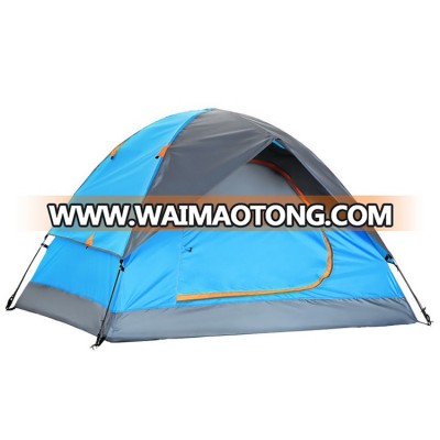 2 person double layer rainproof ultralight aluminum outdoor camping tent