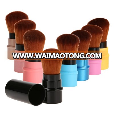 9 color optional portable retractable blusher brush brush sets makeup