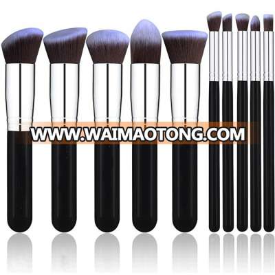 makeup contour kit professional foundation brush set shade eyelash brushes 10 piece makeup brush set