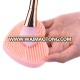 portable high quality cosmetic cleaning tools silicon makeup brush cleaner