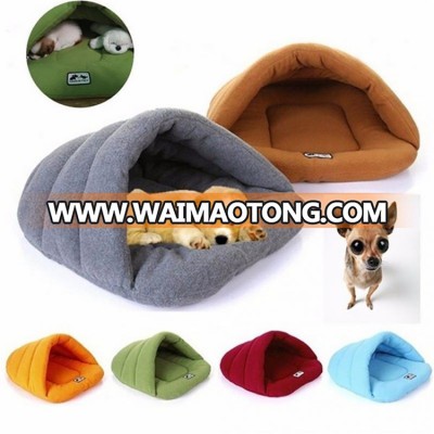 multifunction small pet kennel comfortable fleece cat house warming dog sleeping bag