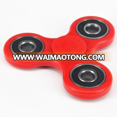 China supplier low price game colorful fidget art finger hand tri-spinner toys