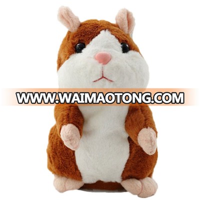 Wholesale 2017 Talking Hamster Mouse Toy Cute Speck Record Hamster Educational Toys for Children