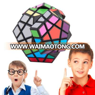 educational puzzle toys 3x3x3 carbon fiber sticker professional speed cube magic cube puzzle