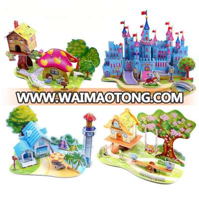 Intelligence Children Educational Toy 3D Puzzle DIY Toy