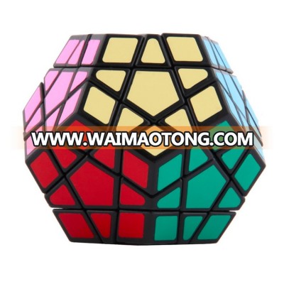 educational puzzle toys 3x3x3 carbon fiber sticker professional speed magic cube ball