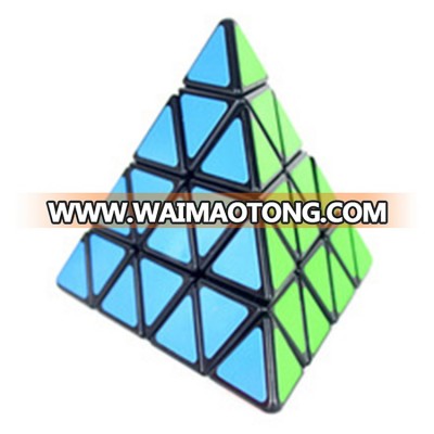 children educational toys pyramid 4x4x4 promotional kids magic puzzle cube