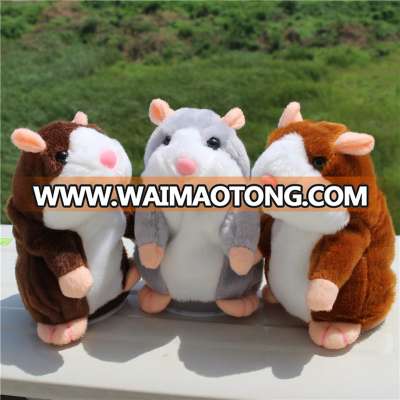 Wholesale 2017 Hamster Mouse Toy Cute Speck Record Hamster Educational Toys Talking Hamster