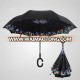 Color Stability rose umbrella factory china 5 fold double layers inverted rain car umbrella