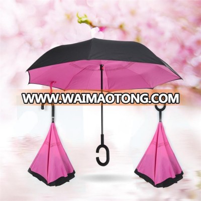 2017 cheapest 23*8K upside down car umbrella malaysia inverted umbrella