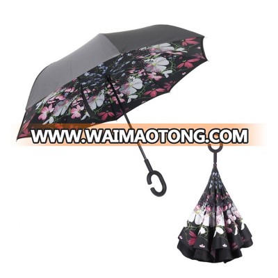 Promotional High Quality umbrella company in china rain umbrella fold reverse umbrella