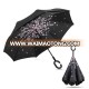 Brand new auto umbrella high quality double layers funny magic sport inverted umbrella