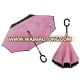 Factory price water repellent umbrella supplier sky printed upside-down inverted umbrella