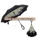 Amazon Hot Customized Logo double layer double sided umbrellas reserve umbrella