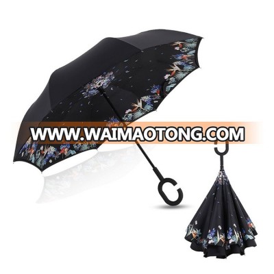 2017 China manufacturer gift umbrella magicbrella china promotional reverse rain umbrella factory