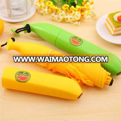 china umbrella factory promotional small fruit shape banana umbrella