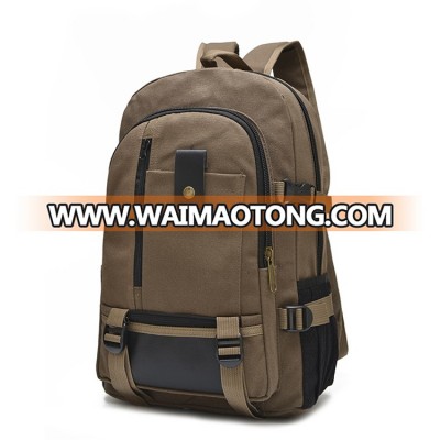 new large capacity fashionable canvas laptop backpack