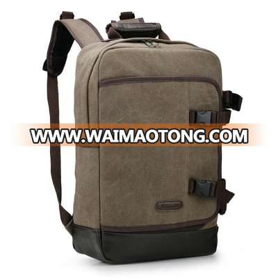 factory direct sale wholesale large capacity school backpack canvas travelling backpack with laptop compartment