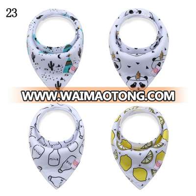 New Design Hot Selling Promotion Baby Bibs Bandana 100% Organic Cotton Baby Bibs