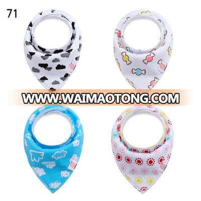 New Design China Wholesale Promotion Baby Christmas Bibs Bandana 100% Organic Cotton Baby Bibs