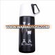 500ml double wall stainless steel vacuum flask with 2 cup lid 18/8 stainless steel flask