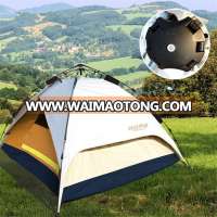 3-4 person double layer dual doors Outdoor Camping tent Four season Family Tents For adventure Tent