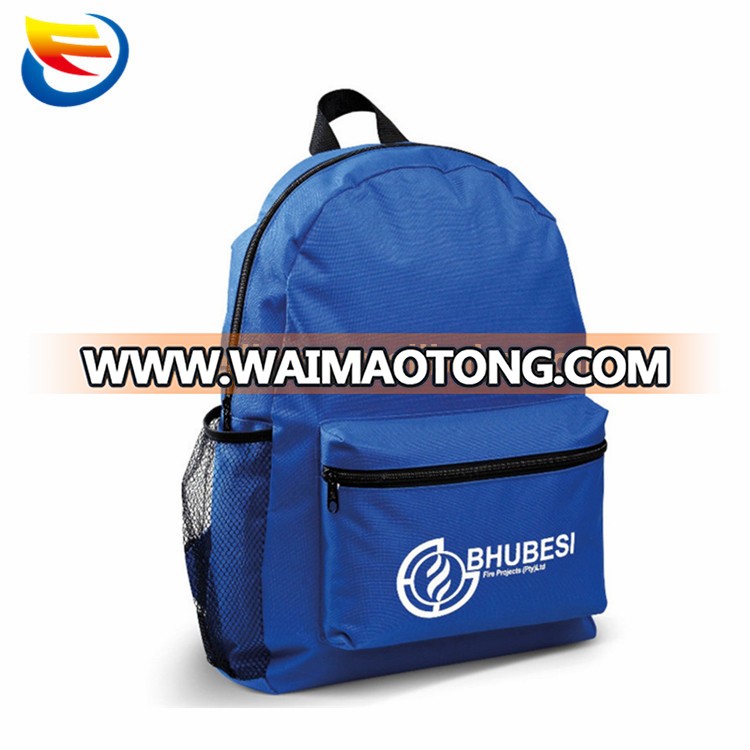 Factory custom 600D cheap school backpack bag with logo