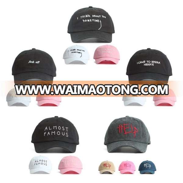 [NN001-NN016] 6panel high quality logo baseball cap customised ballcap clearance for wholesale caps